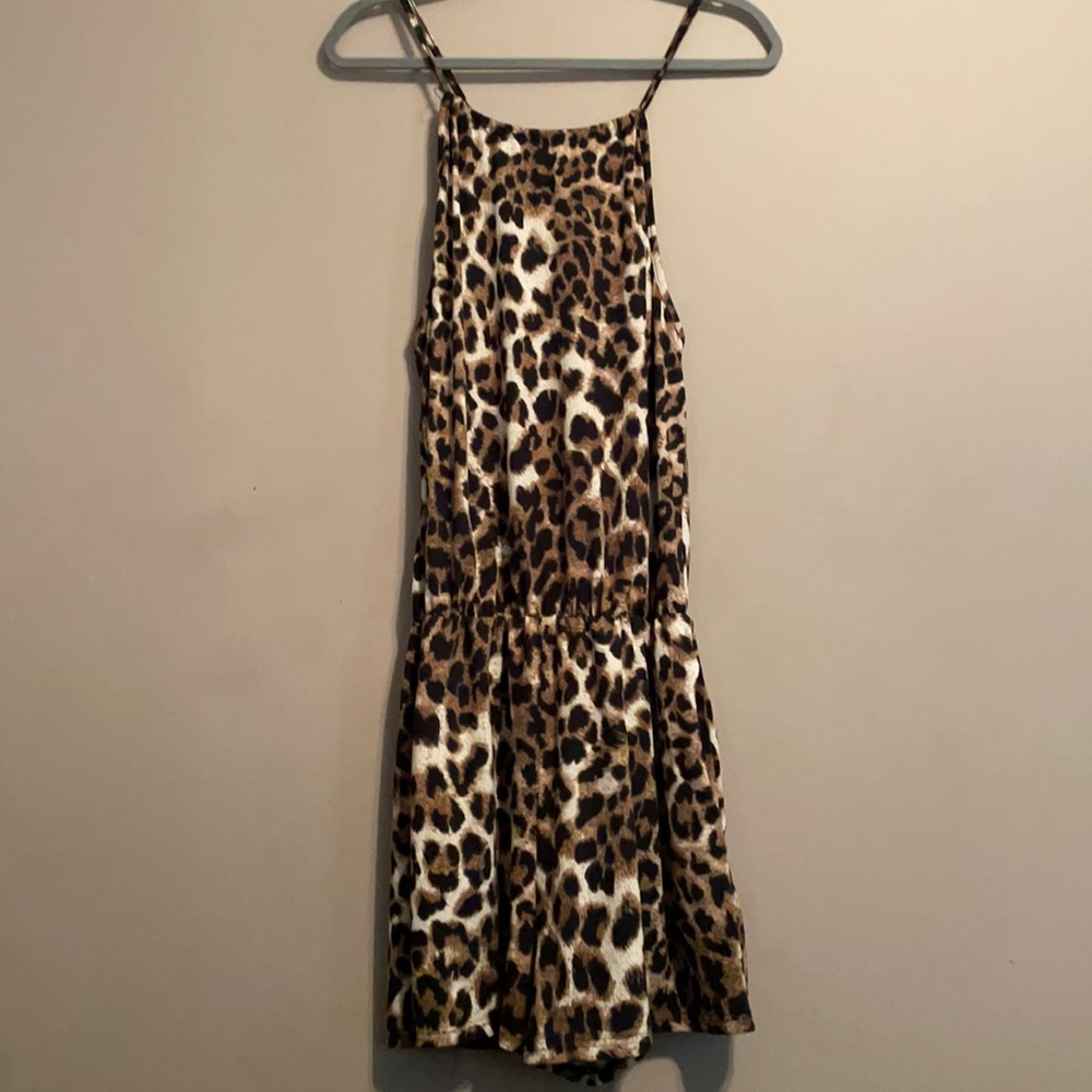 Cheetah romper